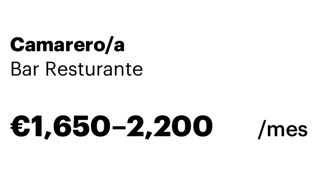 Camarero/a