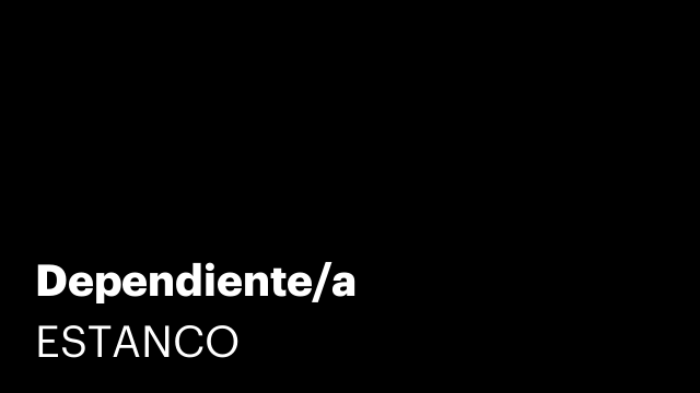 Dependiente/a