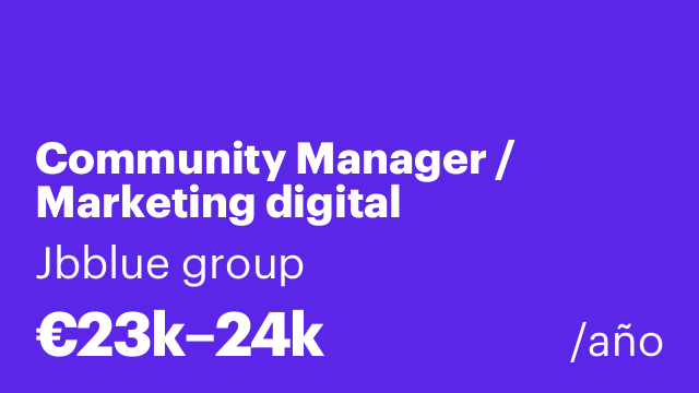 Community Manager / Marketing digital