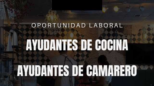 Ayudante de Camarero/a