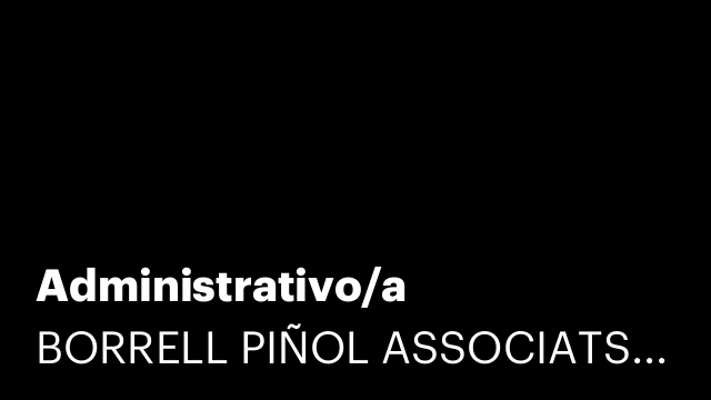 Administrativo/a