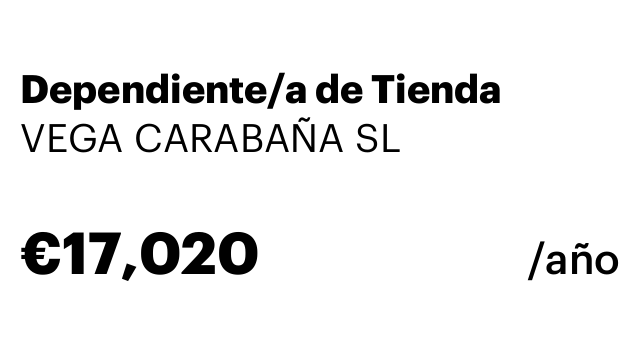 Dependiente/a de Tienda