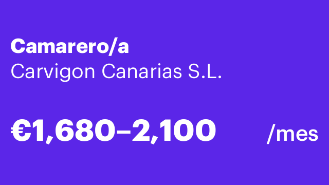 Camarero/a