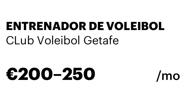ENTRENADOR DE VOLEIBOL