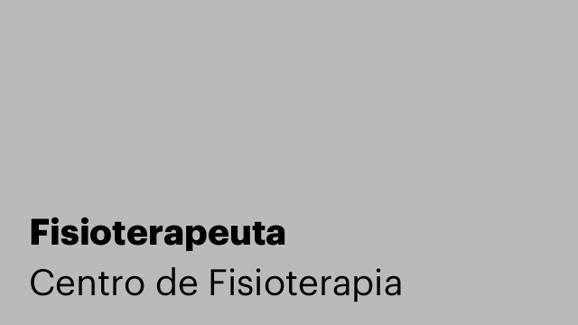 Fisioterapeuta