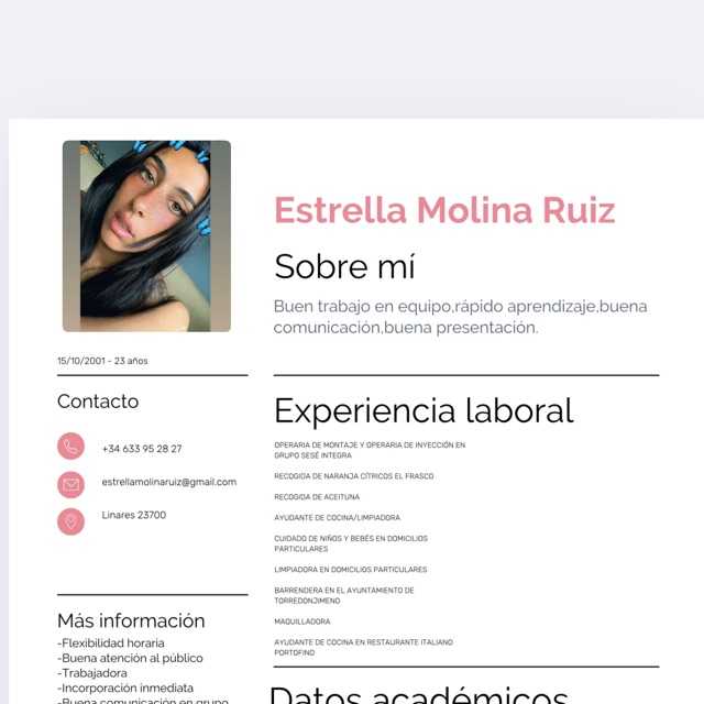 Candidate avatar