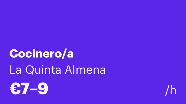 Cocinero/a