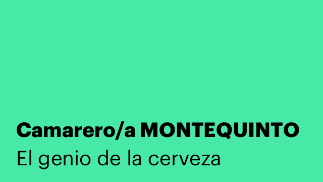 Camarero/a MONTEQUINTO