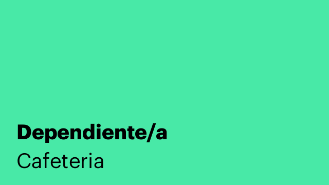Dependiente/a
