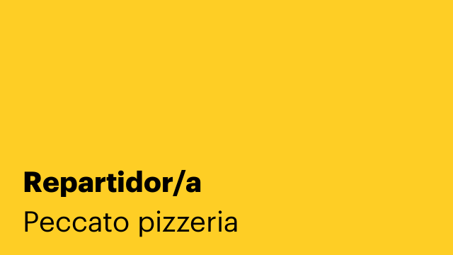 Repartidor/a