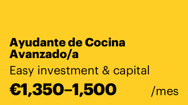 Ayudante de Cocina Avanzado/a