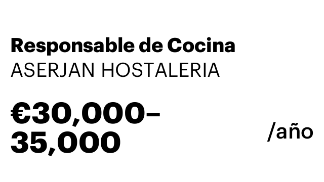 Responsable de Cocina
