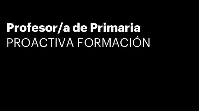 Profesor/a de Primaria