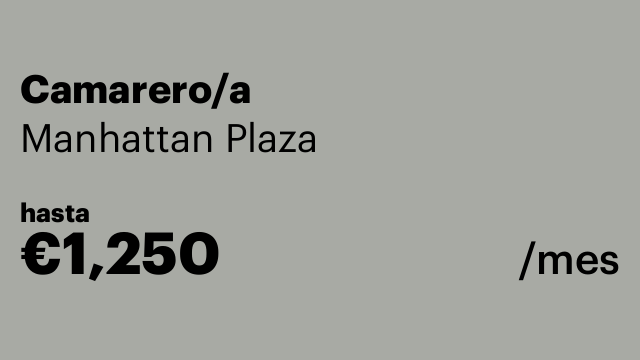Camarero/a