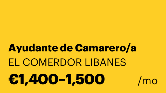 Ayudante de Camarero/a