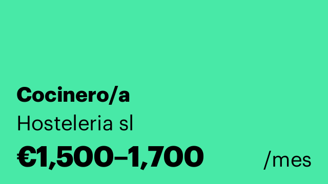 Cocinero/a