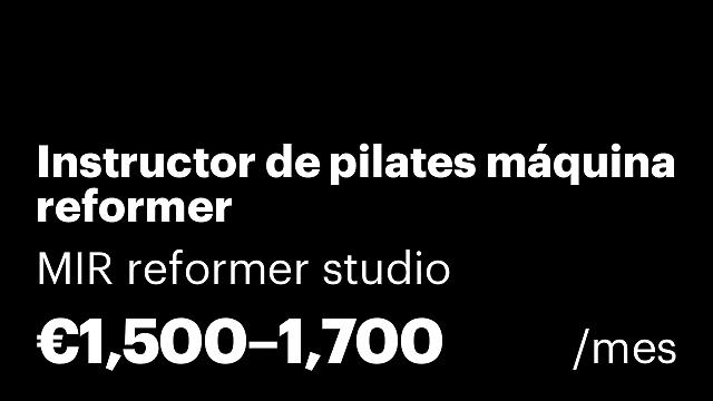 Instructor de pilates máquina reformer