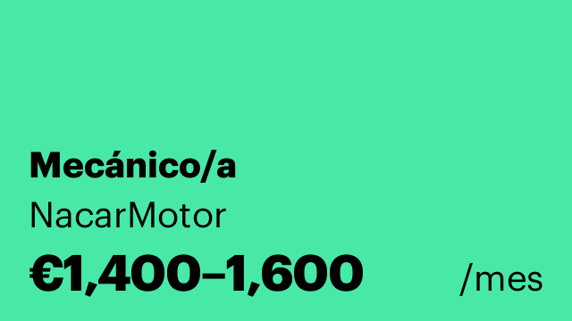Mecánico/a
