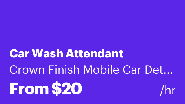 Car Wash Attendant