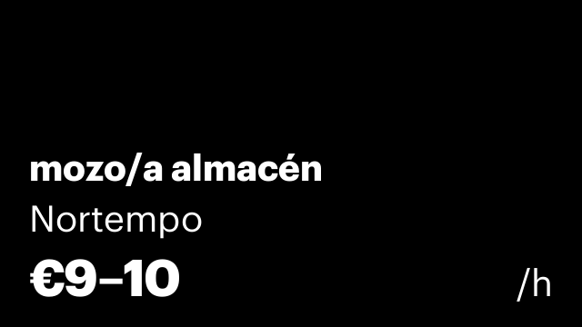 mozo/a almacén
