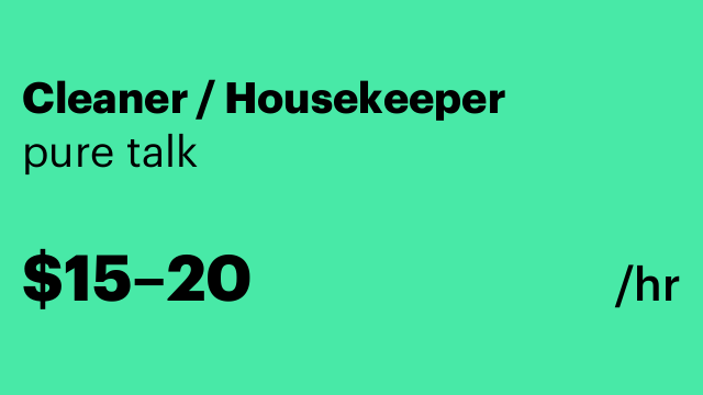 Cleaner / Housekeeper