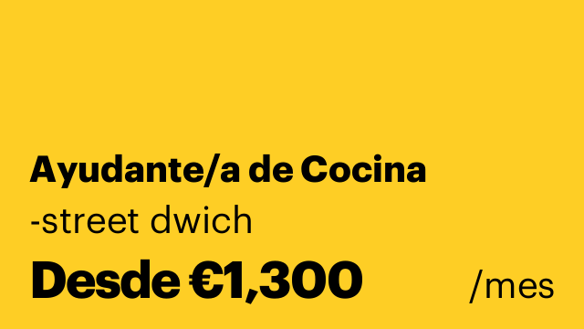 Ayudante/a de Cocina