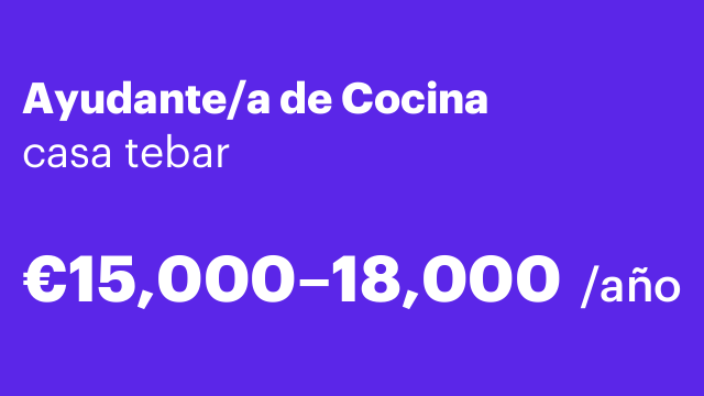 Ayudante/a de Cocina