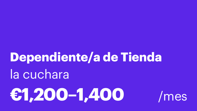 Dependiente/a de Tienda