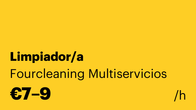 Limpiador/a
