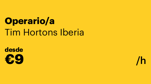 Operario/a