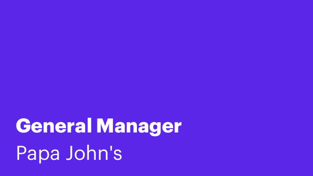 General Manager