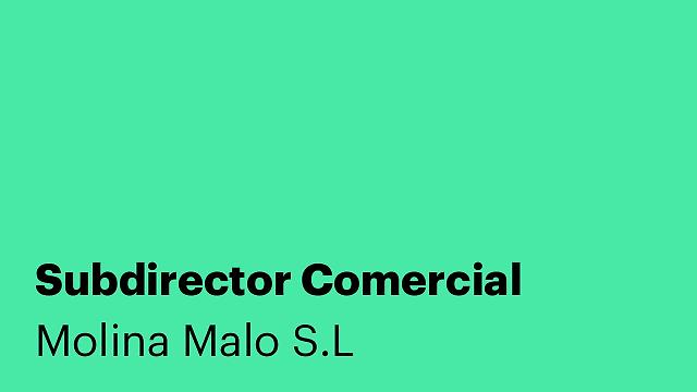 Subdirector Comercial