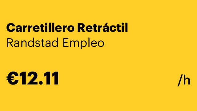 Carretillero Retráctil