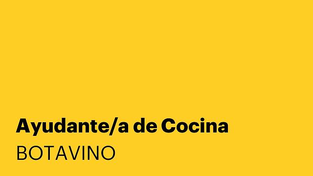 Ayudante/a de Cocina
