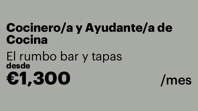 Cocinero/a y Ayudante/a de Cocina
