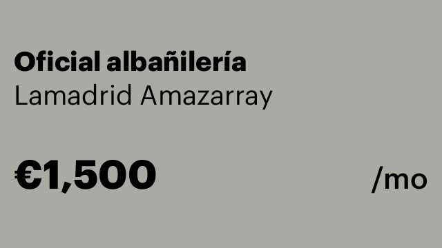 Oficial albañilería