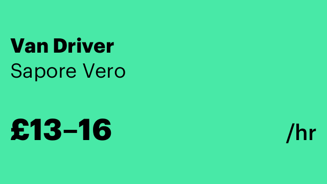 Van Driver