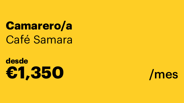 Camarero/a
