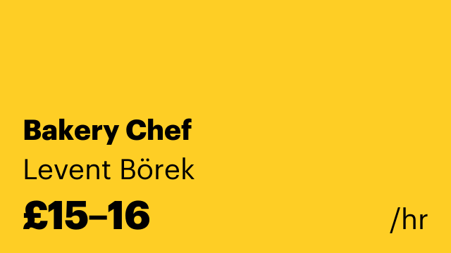Bakery Chef