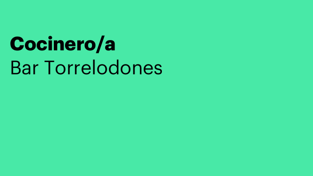 Cocinero/a
