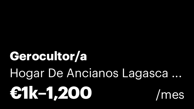 Gerocultor/a