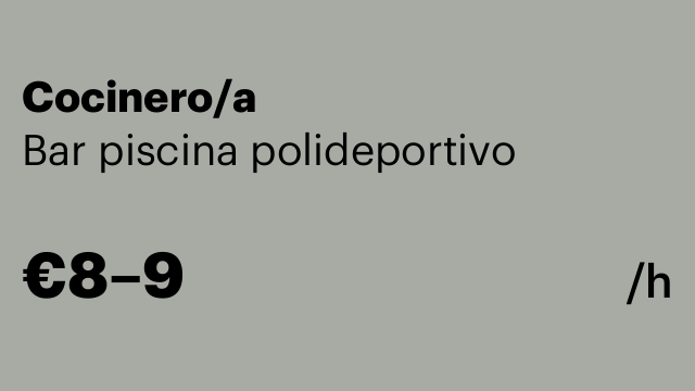 Cocinero/a