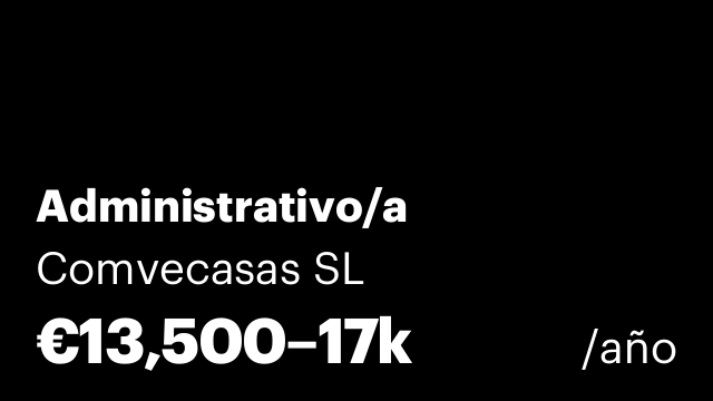 Administrativo/a