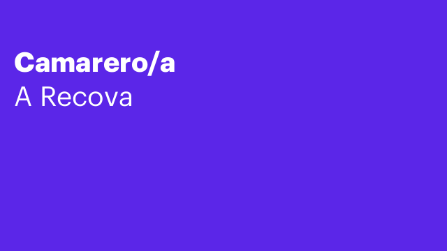 Camarero/a