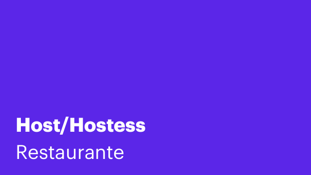Host/Hostess