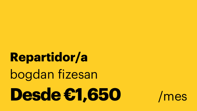 Repartidor/a