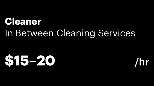 Cleaner
