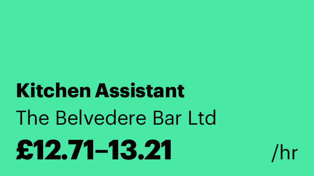 Kitchen Assistant