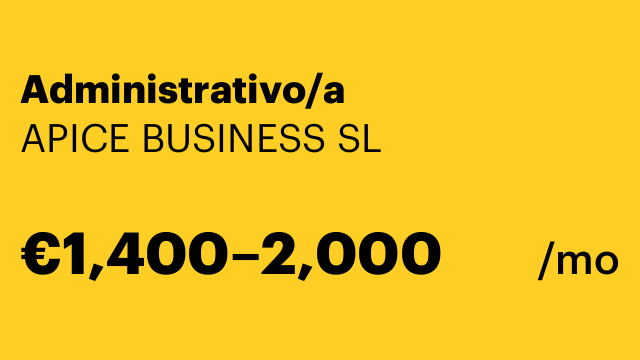 Administrativo/a