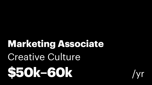 Marketing Associate